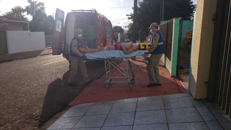 Homem fica ferido após sofrer queda no Bairro Nova Cidade