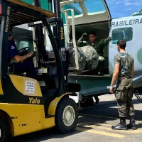 FAB inicia entrega de cestas básicas aos yanomami Imagem referente a FAB inicia entrega de cestas básicas aos yanomami