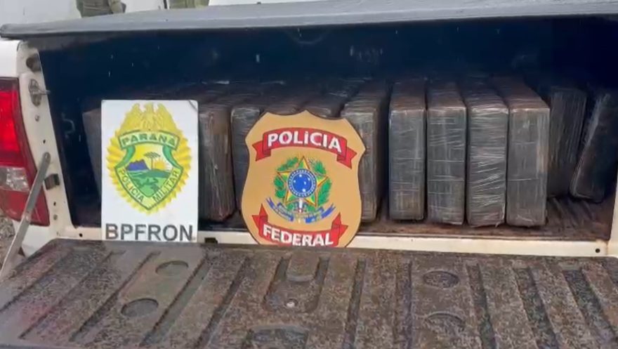 Polícia Federal e BPFron apreendem grande quantidade de maconha no Parque São Paulo