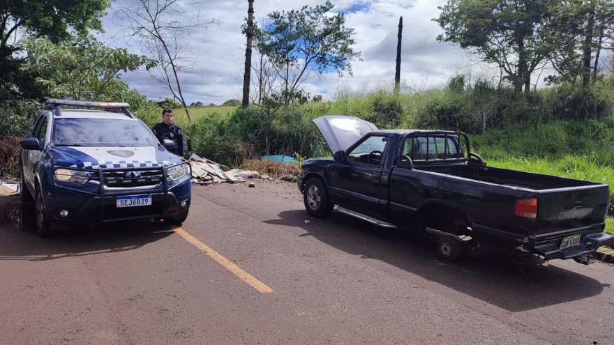 Caminhonete furtada é recuperada pela Guarda Municipal