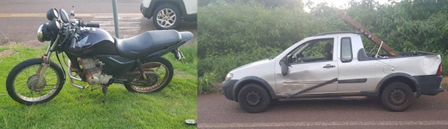 Motociclista fica ferido em acidente de trânsito no Alto Alegre