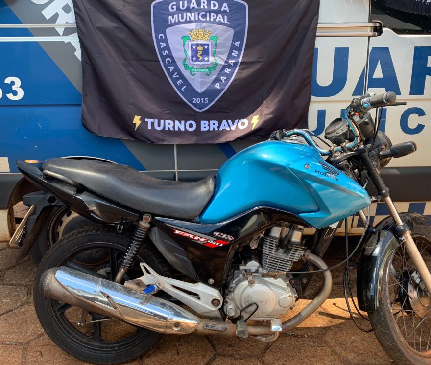 Motocicleta furtada na Rua Mato Grosso é recuperada no Interlagos