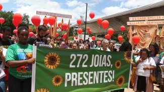 Após 5 anos, ato em Brumadinho homenageia vítimas e critica acordo