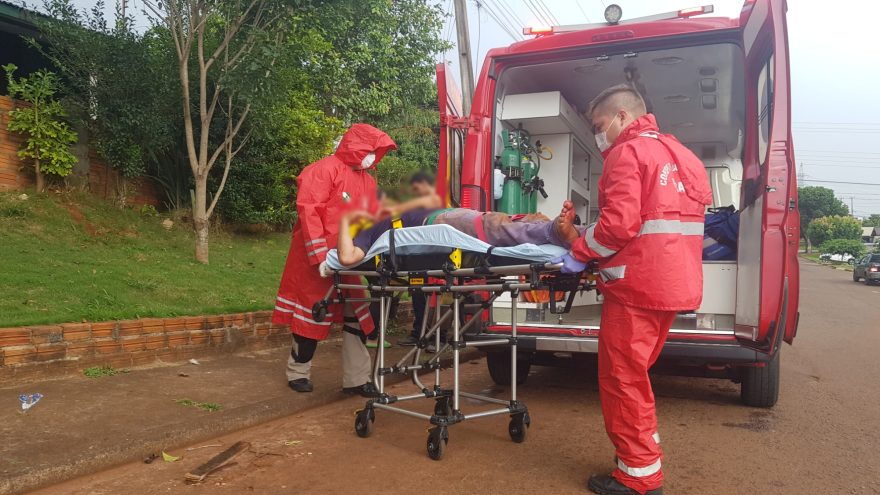 Motociclista fratura dedos do pé em acidente no Morumbi