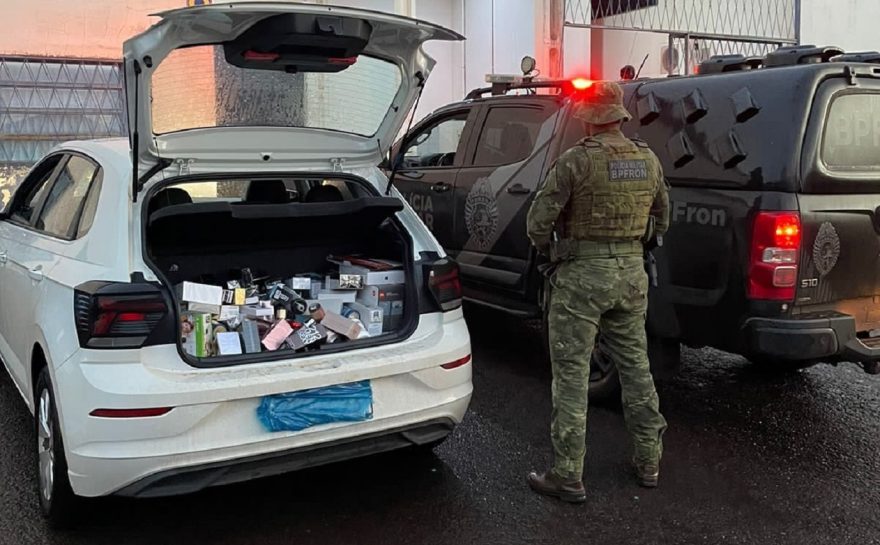 Veículo carregado com descaminho é apreendido na BR-369 e encaminhado à RF de Cascavel