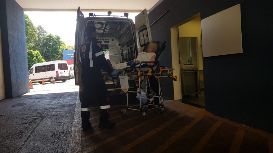 Idosa com complicações cardíacas é transferida de Helicóptero para Cascavel
