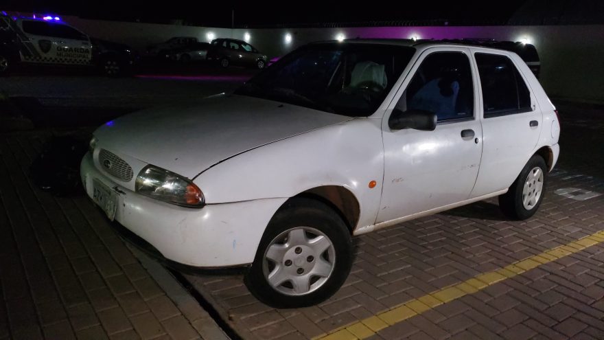 Ford Fiesta furtado é recuperado pela GM no Centro
