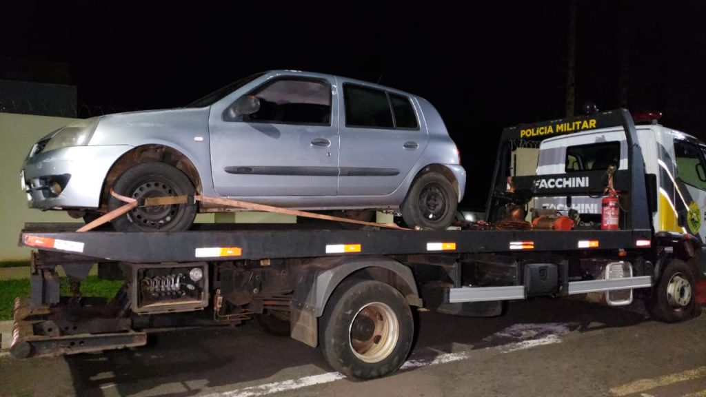Clio com queixa de furto é localizado no bairro Universitário Clio com queixa de furto é localizado no bairro Universitário