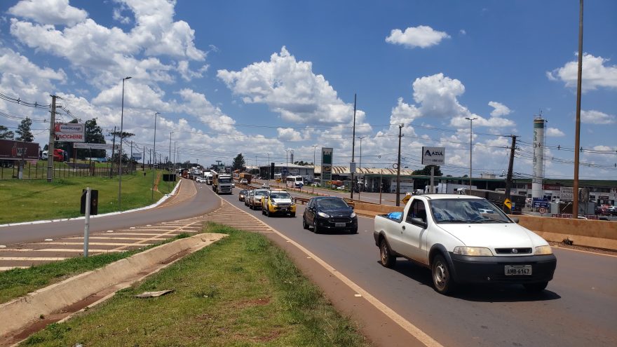Pré-Show Rural: Adequações na rodovia BR-277 geram congestionamento no Trevo Cataratas