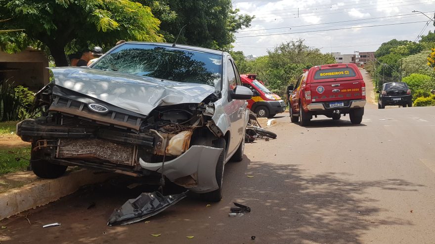 Motociclista sofre fratura exposta após grave acidente no Morumbi