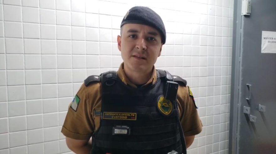Aspirante da PM detalha apreensão de drogas no Bairro Santa Felicidade