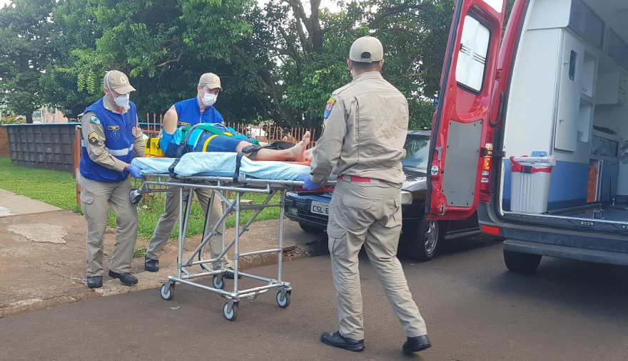 Siate é mobilizado para atender vítima ferida no Universitário