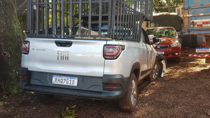 Fiat Strada roubada de idosa em Medianeira é recuperada pela PRF na BR-277