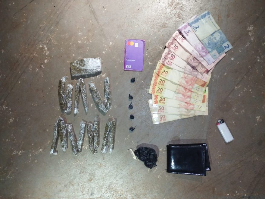 Jovem é preso com maconha, cocaína e dinheiro trocado no Ecopark Morumbi