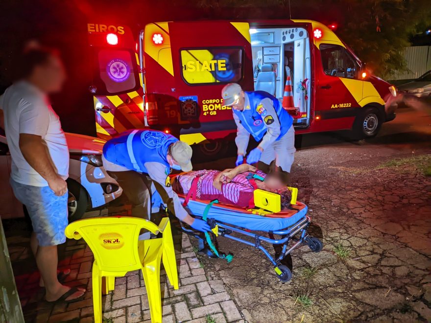 Queda em via pública deixa homem com ferimento grave na cabeça no Bairro Coqueiral