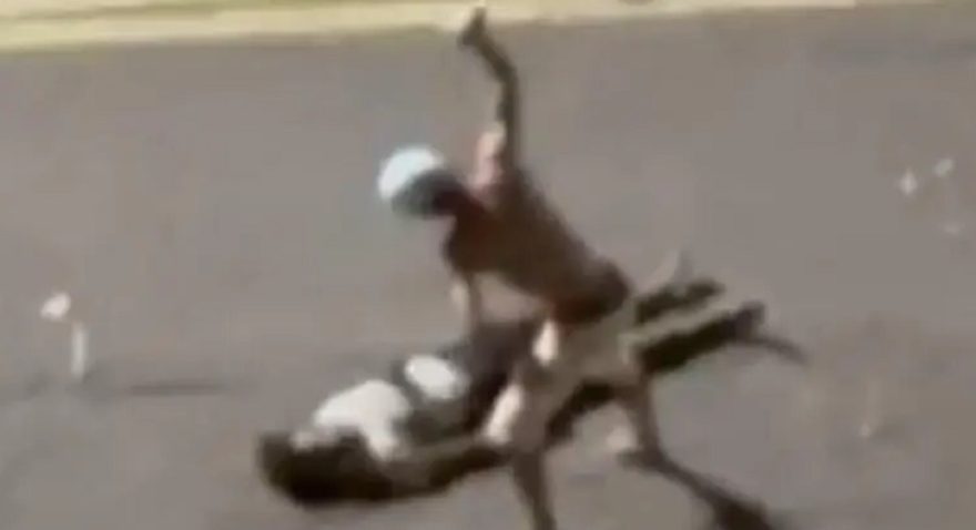 Jovem é brutalmente espancado no Centro de Maringá