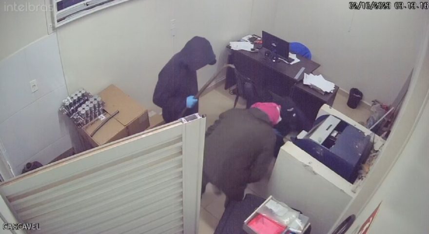 GDE divulga vídeos do grupo de assaltantes em posto de combustíveis na BR-369