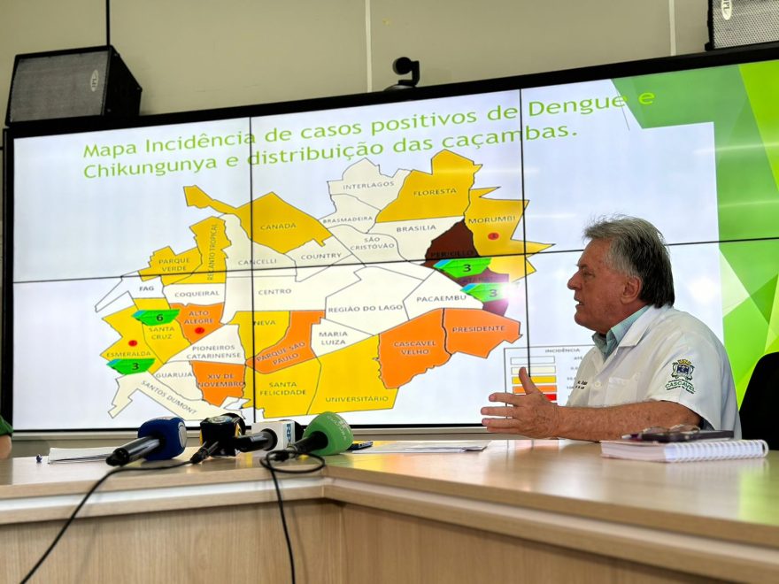 Caso alarmante de dengue! Cascavel tem 302% de aumento em apenas uma semana