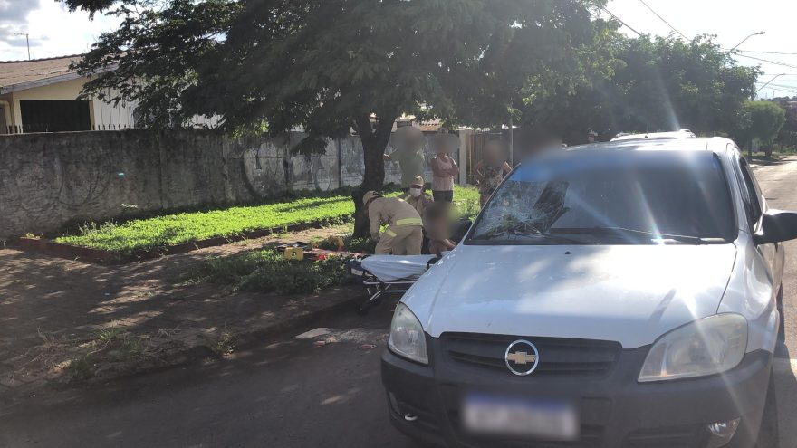 Adolescente fica ferido em acidente de trânsito no Coqueiral