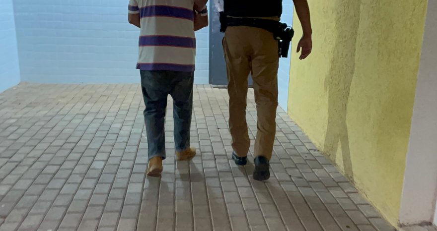 Idoso detido após acidente em Corbélia é levado à 15ª SDP