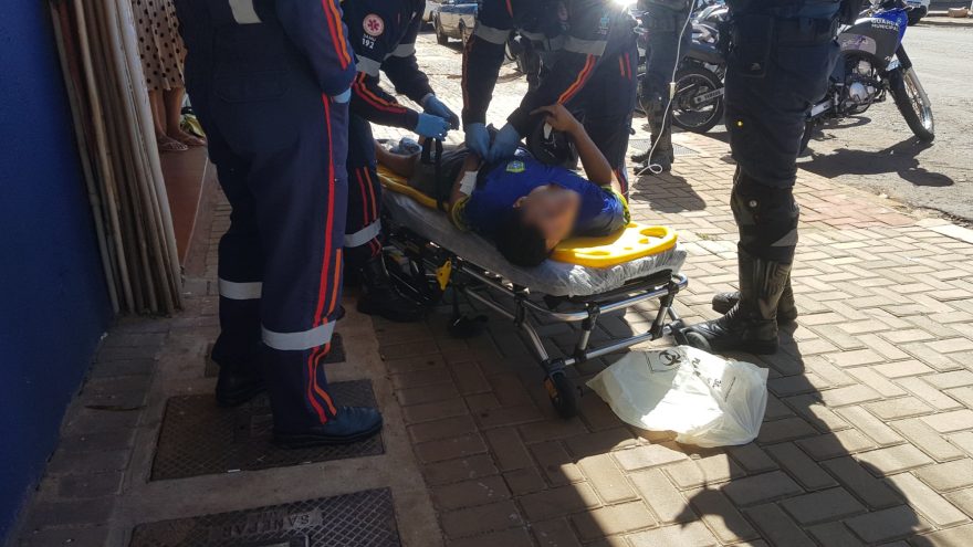 Homem em surto agressivo mobiliza Guarda Municipal e Samu no Centro