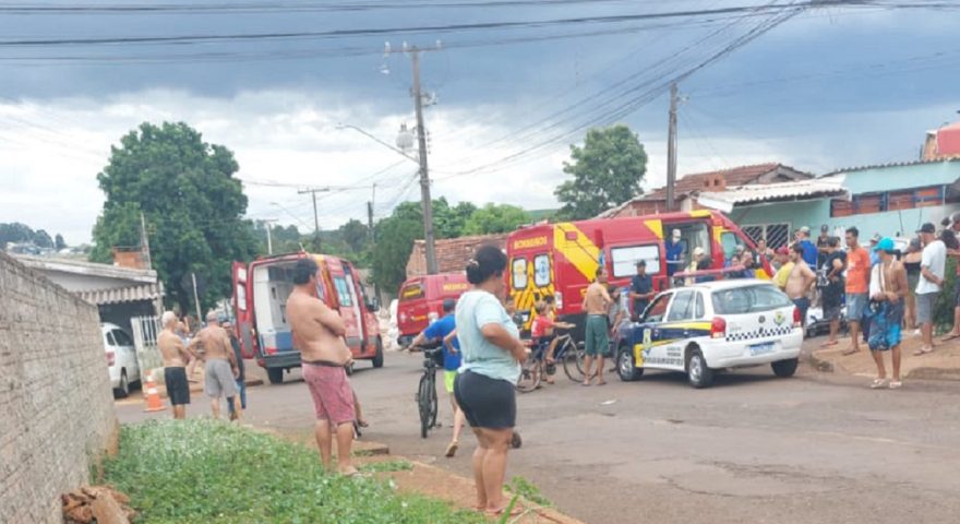 Acidente de moto deixa dois feridos no Bairro Interlagos