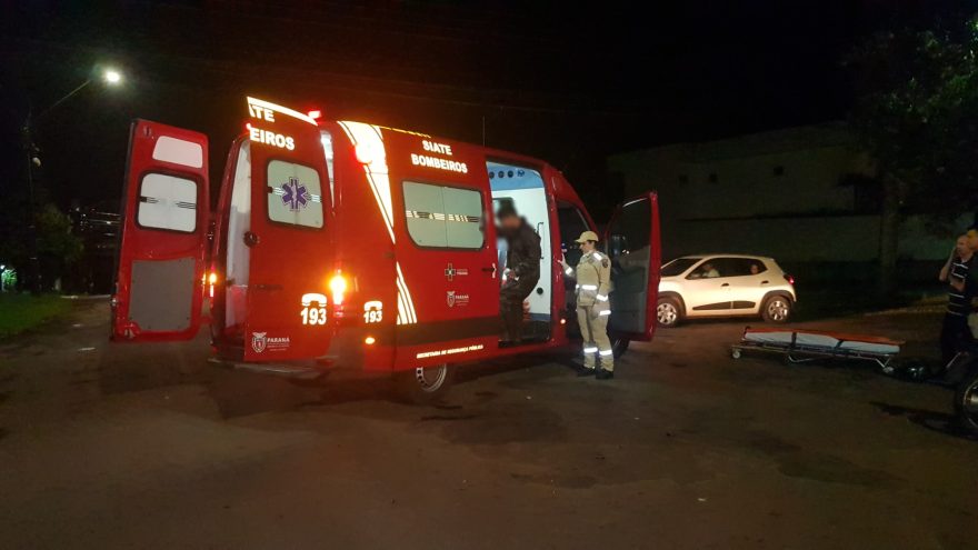 Motociclista fica ferido em acidente no Country