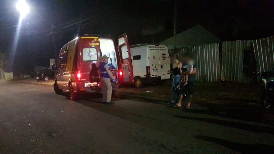 Jovem fica ferido ao cair de moto no Brasília