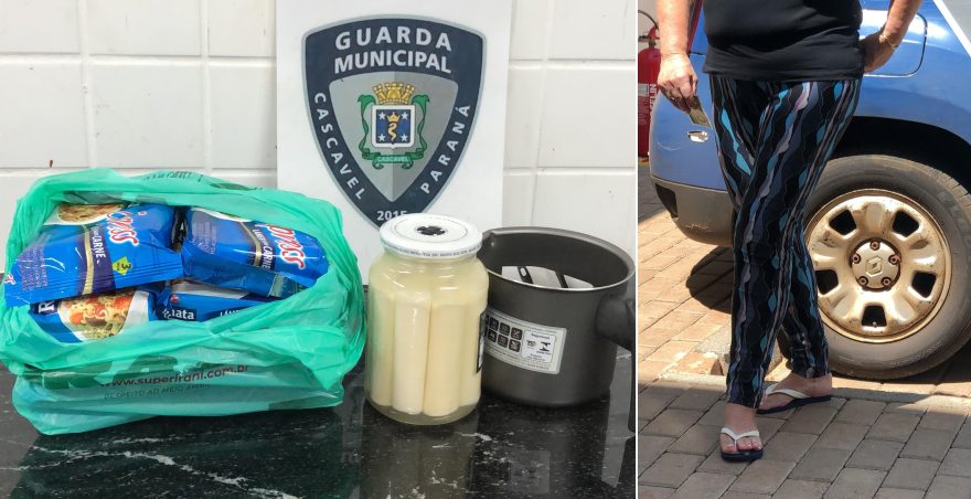 Cancela a miojada! Idosa é detida após furto em supermercado no Parque Verde