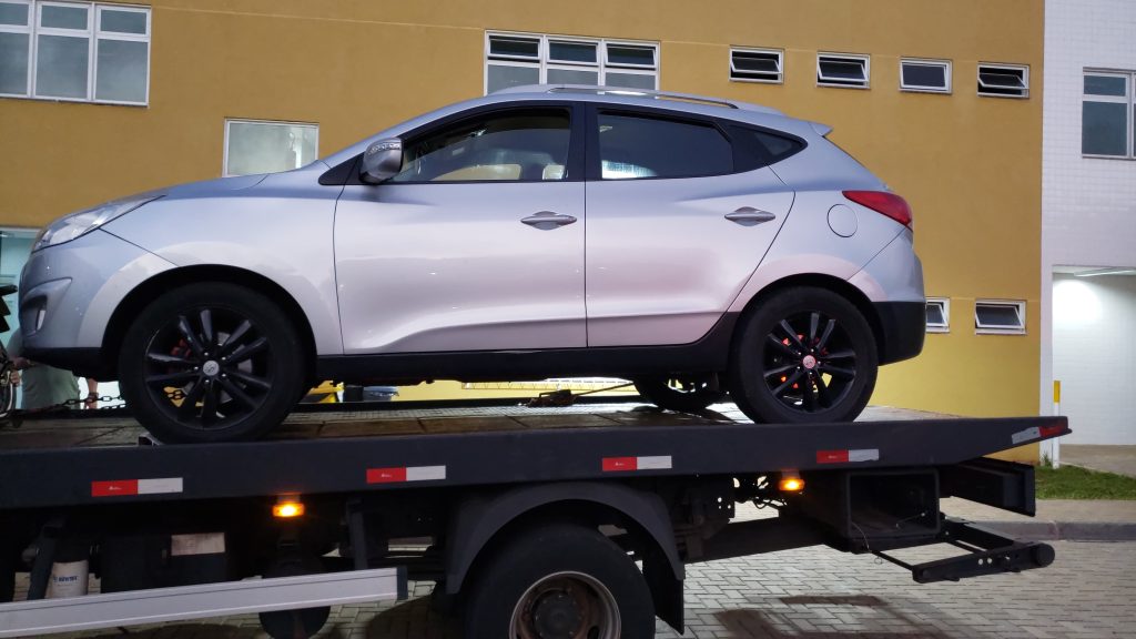 Hyundai Ix35 furtado é localizado pela PM no Pioneiros Catarinenses