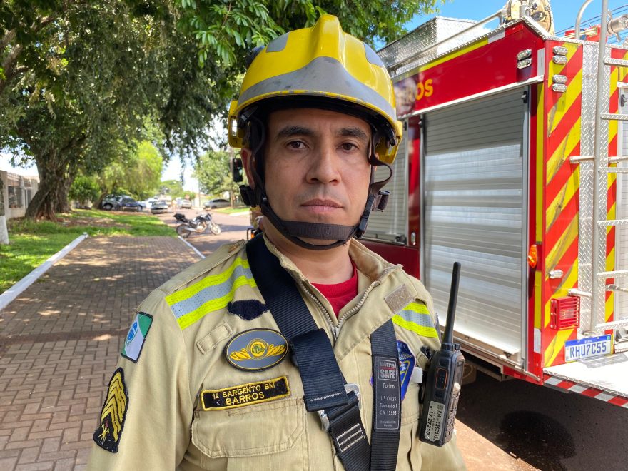 Sargento fala sobre complexidade do resgate em altura realizado pelo Corpo de Bombeiros