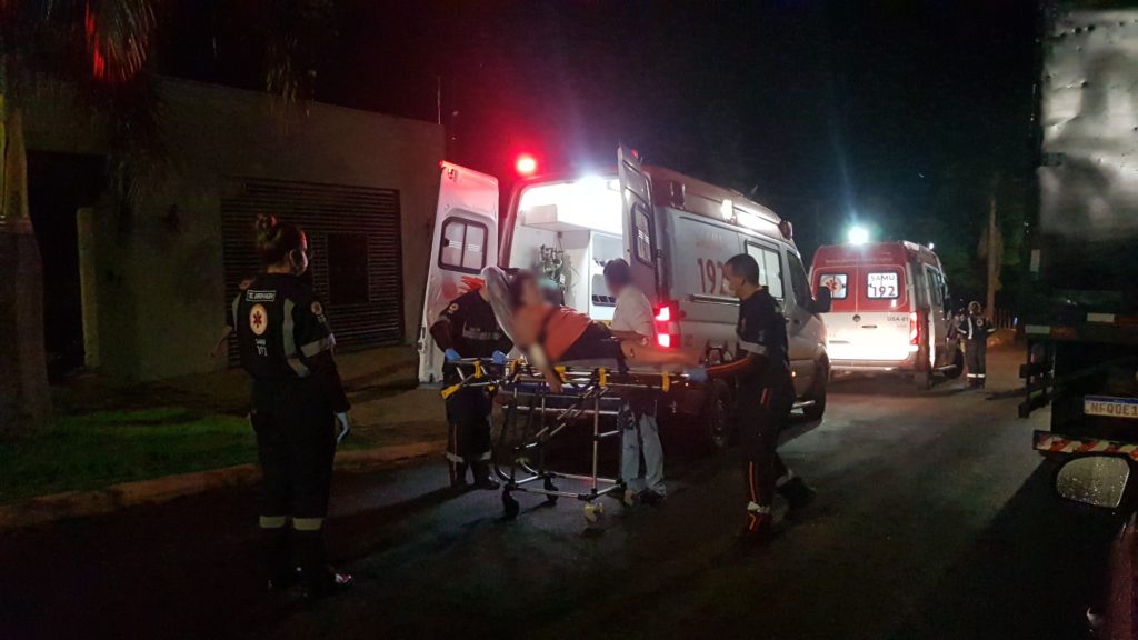 Idosa em crise convulsiva é socorrida pelo Samu no Bairro Parque São Paulo