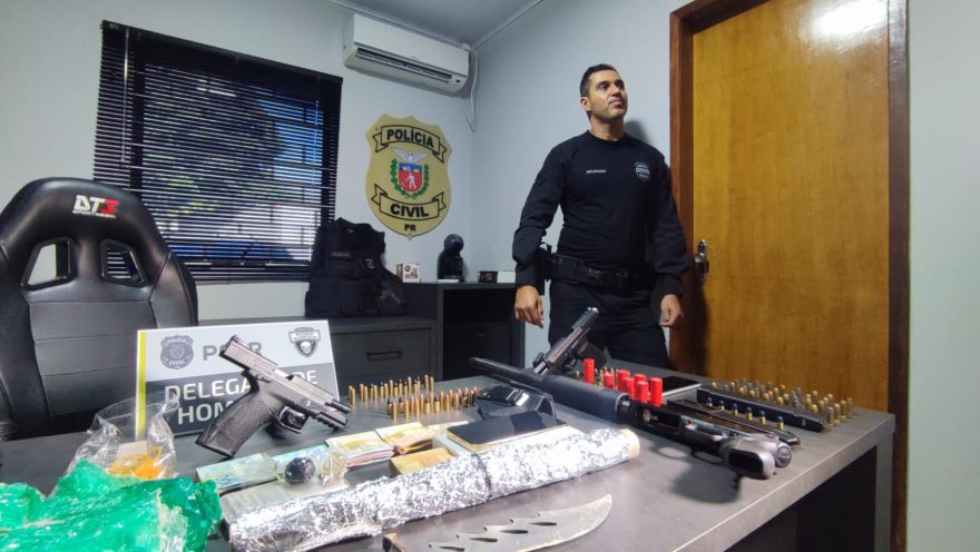 DH apresenta armas que podem ter sido utilizadas em homicídios na Zona Norte