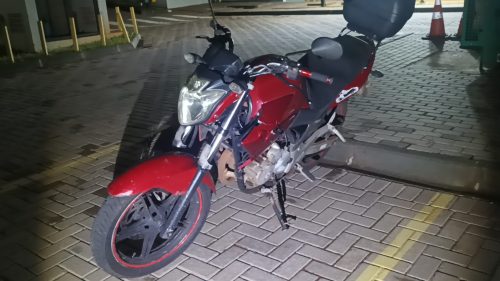 Imagem referente a Yamaha Fazer com registro de furto é localizada pela GM no Centro