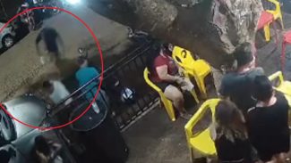 Novas imagens mostram Adir Pires da Silva sendo baleado e morto em bar na Rua Maracaí