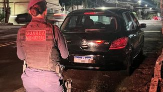 Veículo com alerta de furto é recuperado pela Guarda Municipal no Parque São Paulo