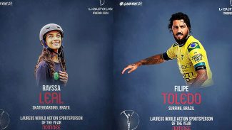 Rayssa e Filipinho são indicados ao Laureus, maior prêmio do Esporte