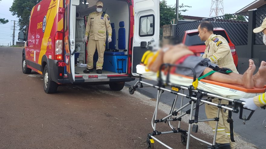 Idoso de 81 anos é socorrido pelo Siate após sofrer queda no São Cristóvão
