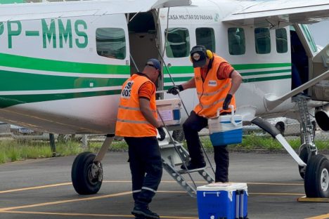 Casa Militar mobiliza helicóptero e avião em transporte de órgãos para agilizar transplantes