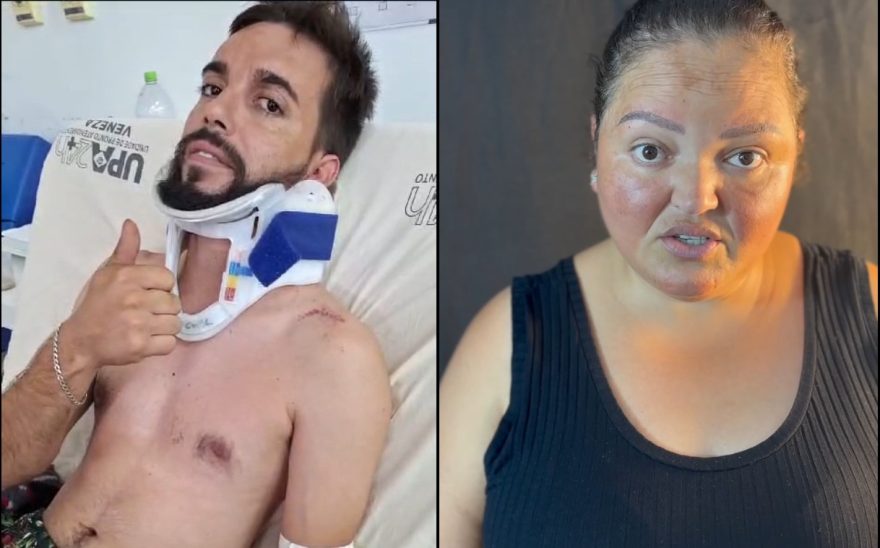 Jovem prensado entre veículos na Rocha Pombo teve lesões na cabeça e cervical; Familiares apelam por transferência