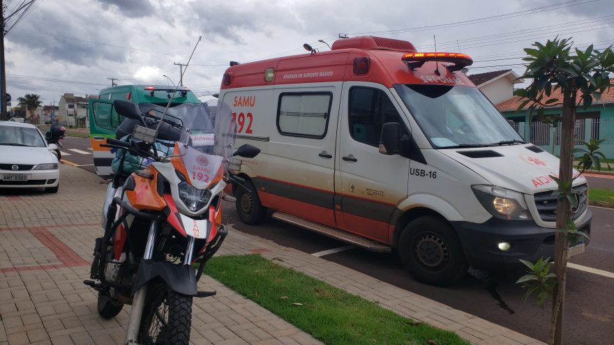 Idosa de 97 anos é socorrida pelo Samu no Bairro Pacaembu