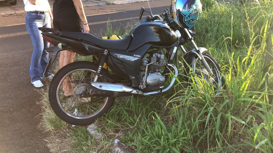 Motociclista fica ferido em acidente no Pioneiros Catarinenses