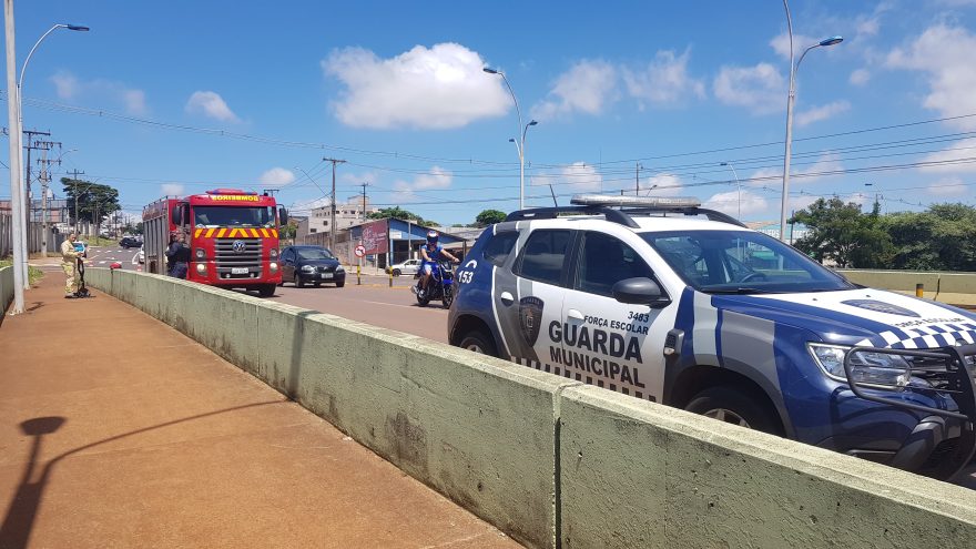 Homem é socorrido pelo Corpo de Bombeiros após tentativa de suicídio