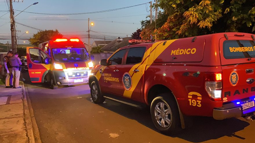 Rapaz corta os pulsos com vidro e Corpo de Bombeiros é acionado para resgate