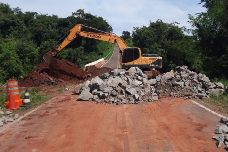 DER/PR inicia obra emergencial em ponte na rodovia entre Paranavaí e Amaporã