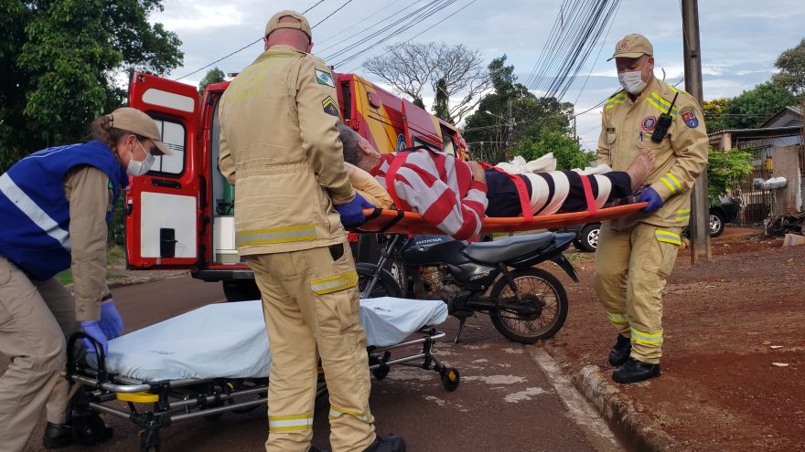 Idoso tem suspeita de fratura no fêmur após cair em casa no Bairro Cataratas
