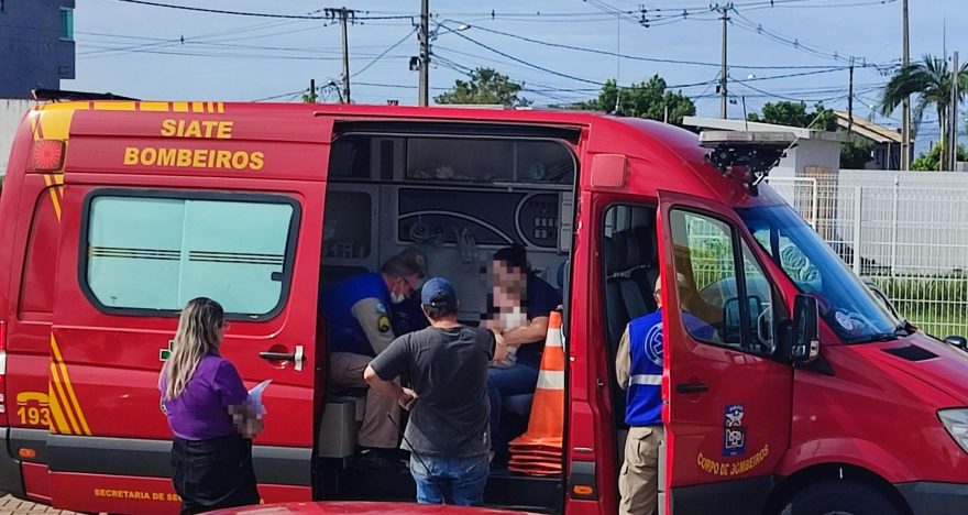 Criança é socorrida pelo Siate no CMEI Nair Pandolfo Zaffari