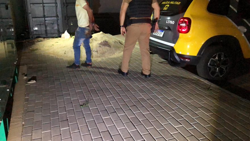 Homem é detido em flagrante por tentativa de furto em residência no Cancelli