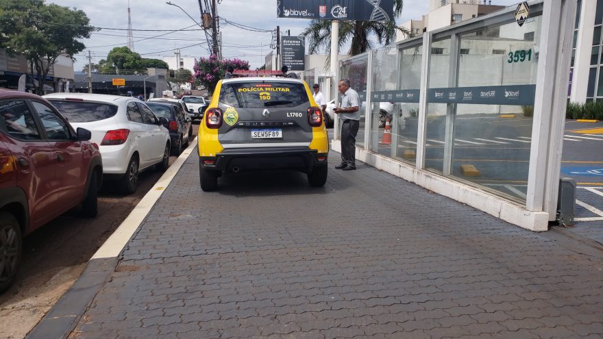 Mobilização policial em Cascavel: idoso ‘perde’ carro, aciona PM, mas veículo estava estacionado em outra rua