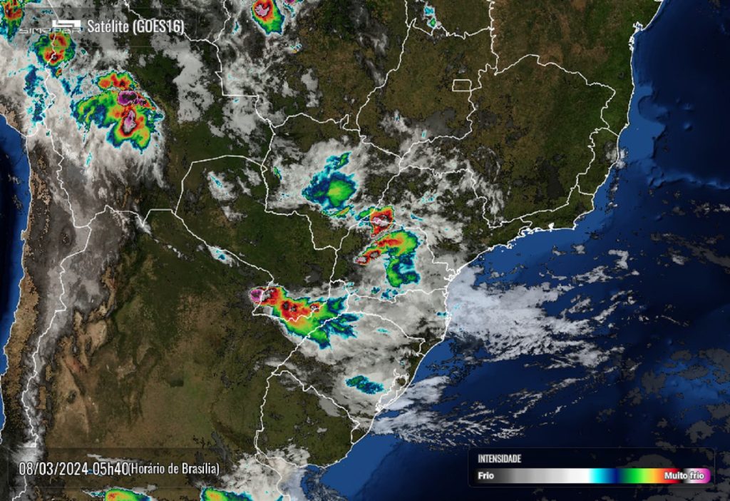 Previsão de chuva e máxima de 27°C nesta sexta-feira em Cascavel Previsão de chuva e máxima de 27°C nesta sexta-feira em Cascavel